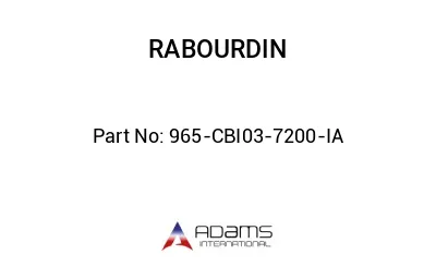 965-CBI03-7200-IA