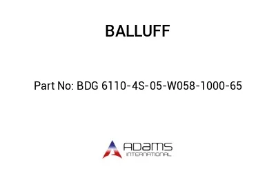 BDG 6110-4S-05-W058-1000-65									