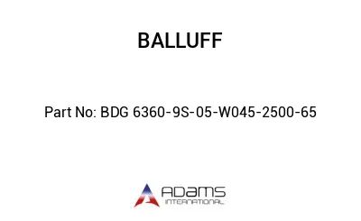 BDG 6360-9S-05-W045-2500-65									