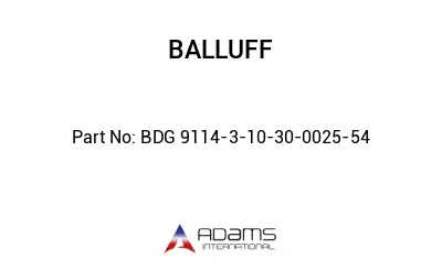 BDG 9114-3-10-30-0025-54									
