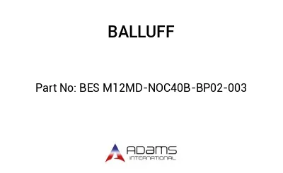 BES M12MD-NOC40B-BP02-003