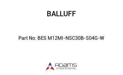 BES M12MI-NSC30B-S04G-W									