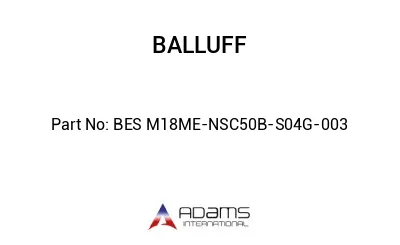 BES M18ME-NSC50B-S04G-003									