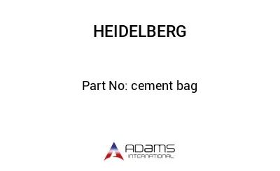 cement bag