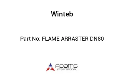 FLAME ARRASTER DN80