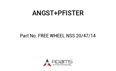 FREE WHEEL NSS 20/47/14