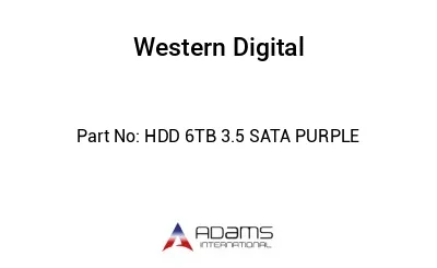 HDD 6TB 3.5 SATA PURPLE