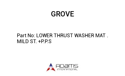 LOWER THRUST WASHER MAT . MILD ST. +P.P.S