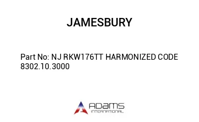 NJ RKW176TT HARMONIZED CODE 8302.10.3000