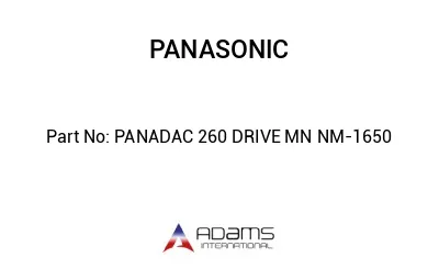 PANADAC 260 DRIVE MN NM-1650