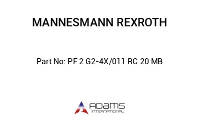 PF 2 G2-4X/011 RC 20 MB