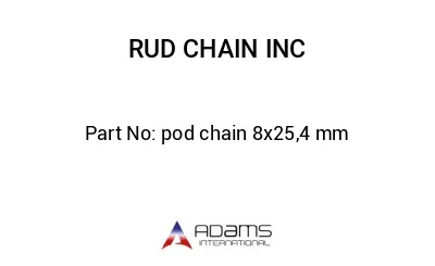 pod chain 8x25,4 mm