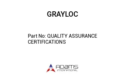 QUALITY ASSURANCE CERTIFICATIONS