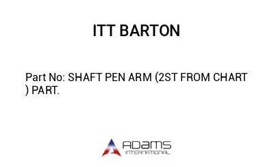 SHAFT PEN ARM (2ST FROM CHART ) PART.