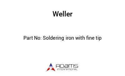 Soldering iron with fine tip