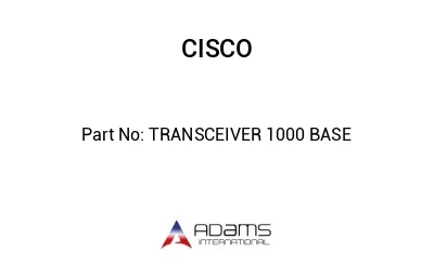 TRANSCEIVER 1000 BASE